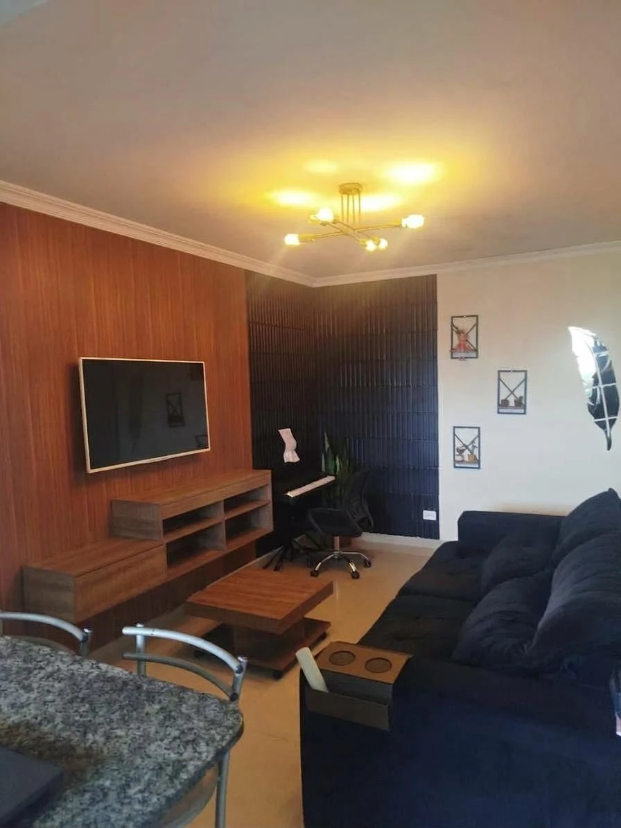3-bedroom apartment with a washing machine in Curitiba