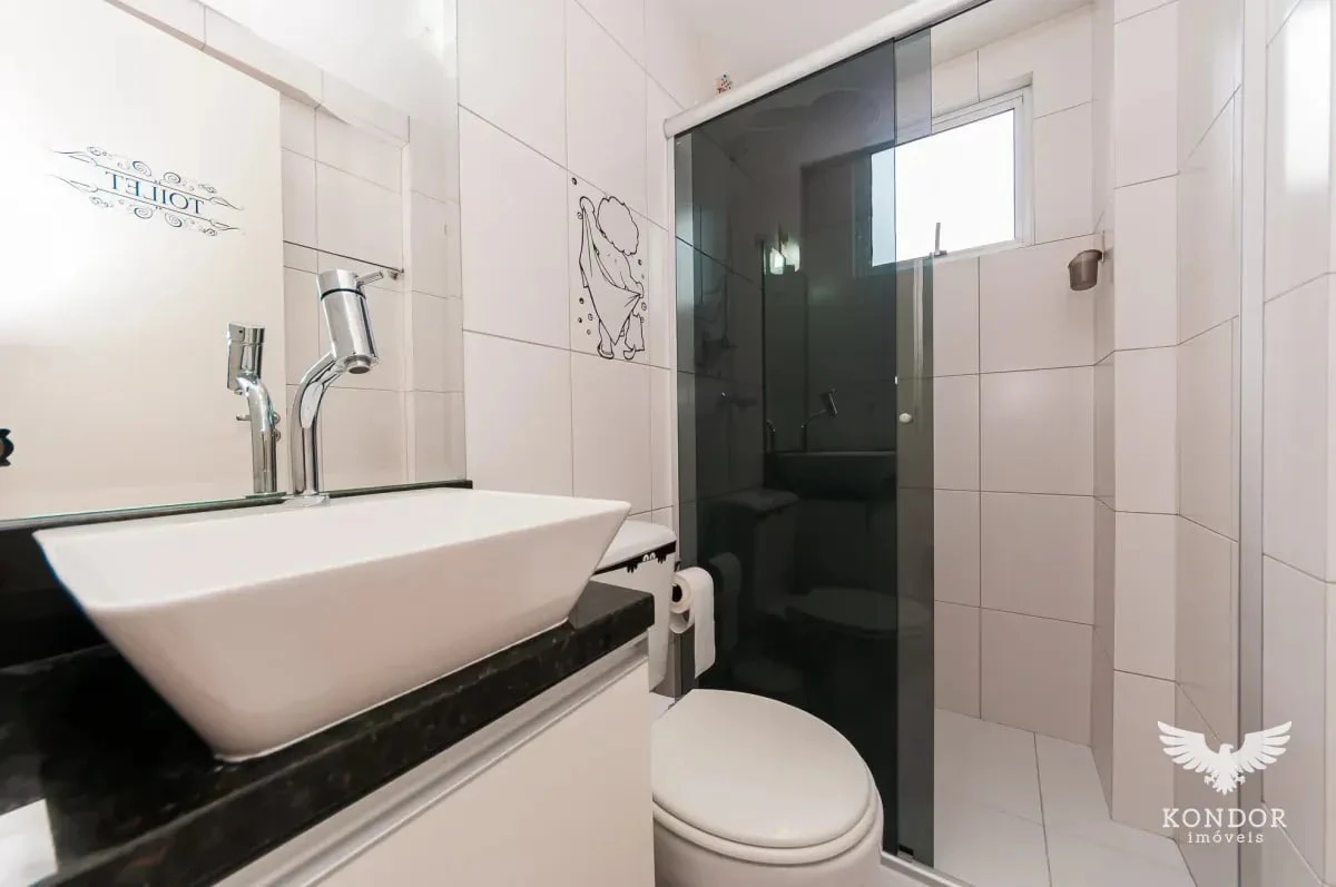 One-bedroom apartment with a washing machine in Curitiba — photo 15