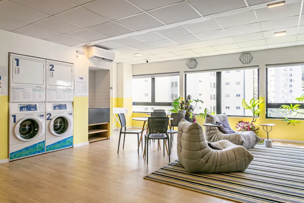 Apartamento mobiliado de 20 m² com 1 dormitório e jardim — photo 22