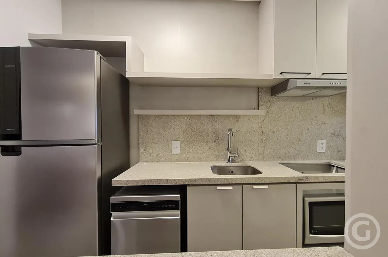 Меблированная квартира 75 м² с открытой кухней — photo 13