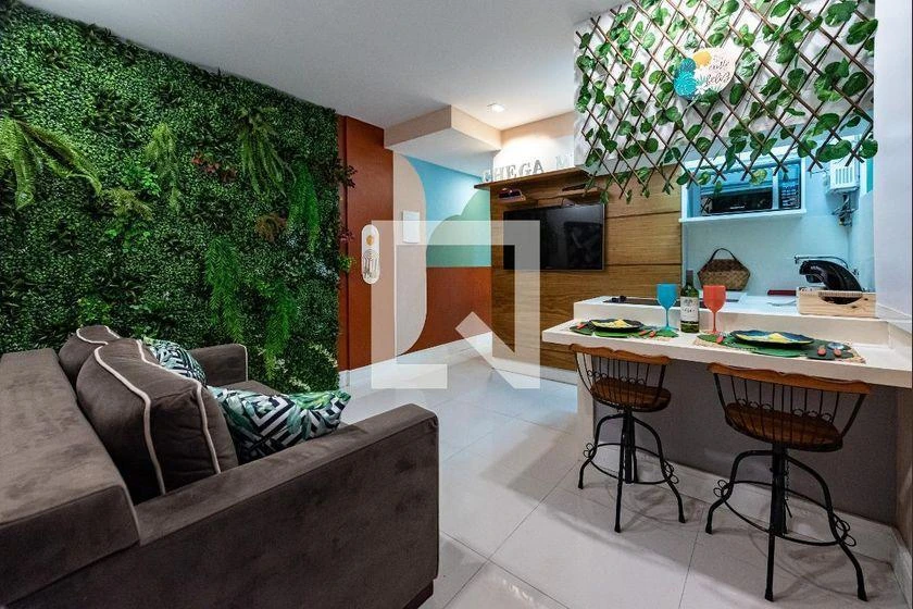 Furnished one-bedroom, 30 m² apartment in Rio de Janeiro