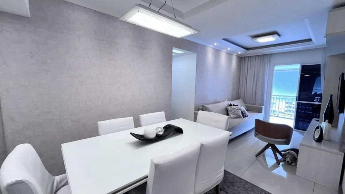 Furnished 58 m² apartment with 2 bedrooms and separate kitchen