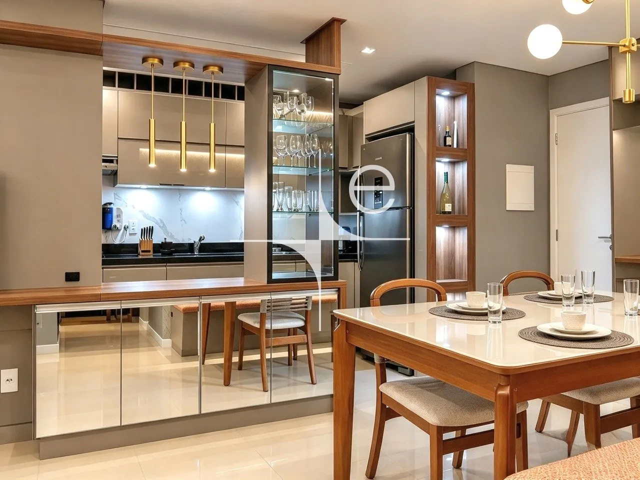 Furnished apartment, 69 m², with a walk-in closet — photo 11