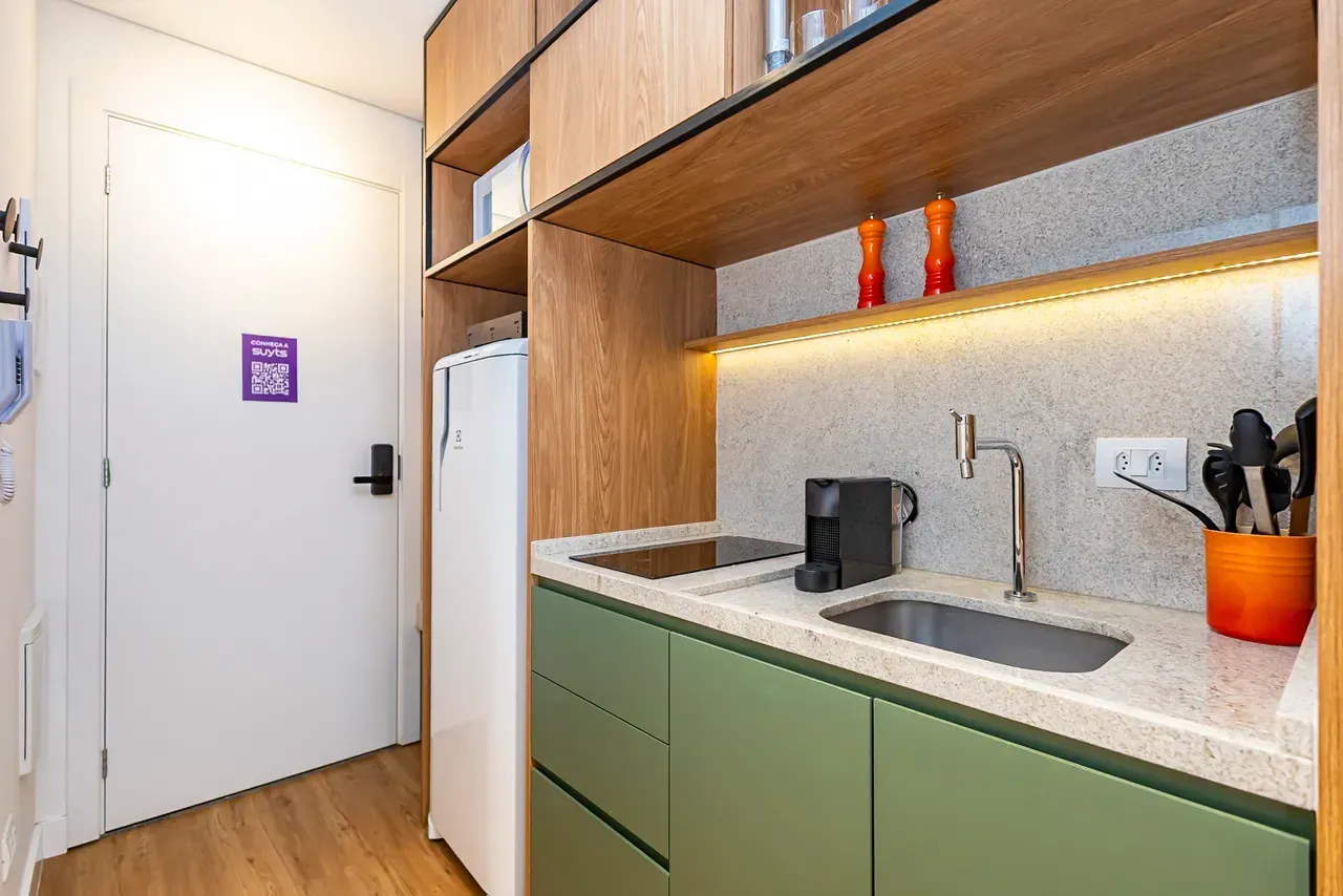 Apartamento mobiliado de 1 dormitório e 1 banheiro — photo 15