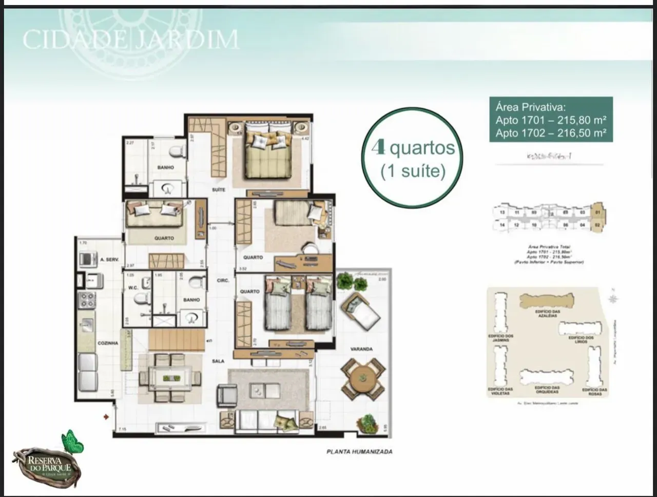 Apartamento duplex mobiliado com 4 quartos e 4 banheiros — photo 34