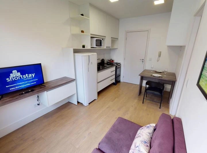 Furnished 28 m² apartment with 1 bedroom and en-suite