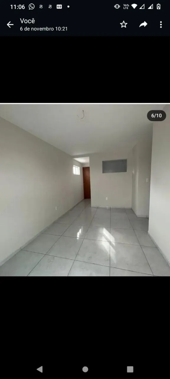 Unfurnished apartment with 2 bedrooms and 2 bathrooms