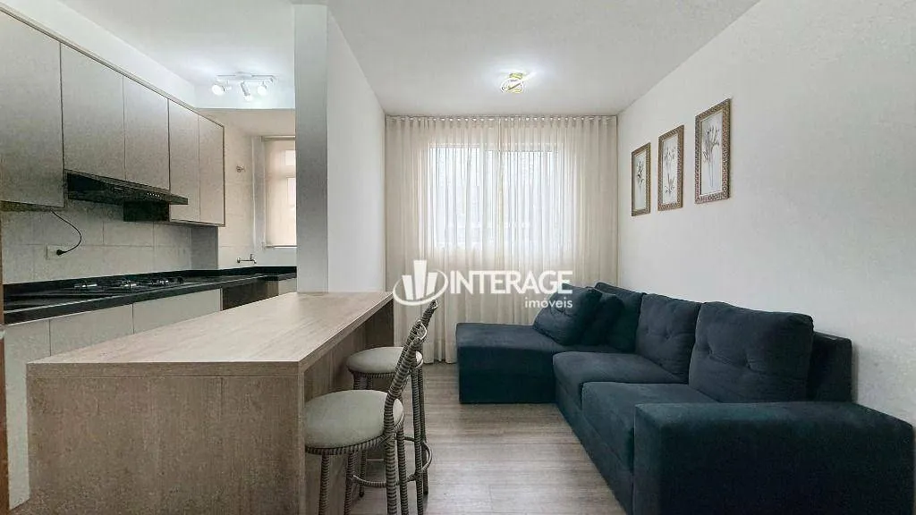 60 m² apartment with 2 bedrooms and an open-plan kitchen