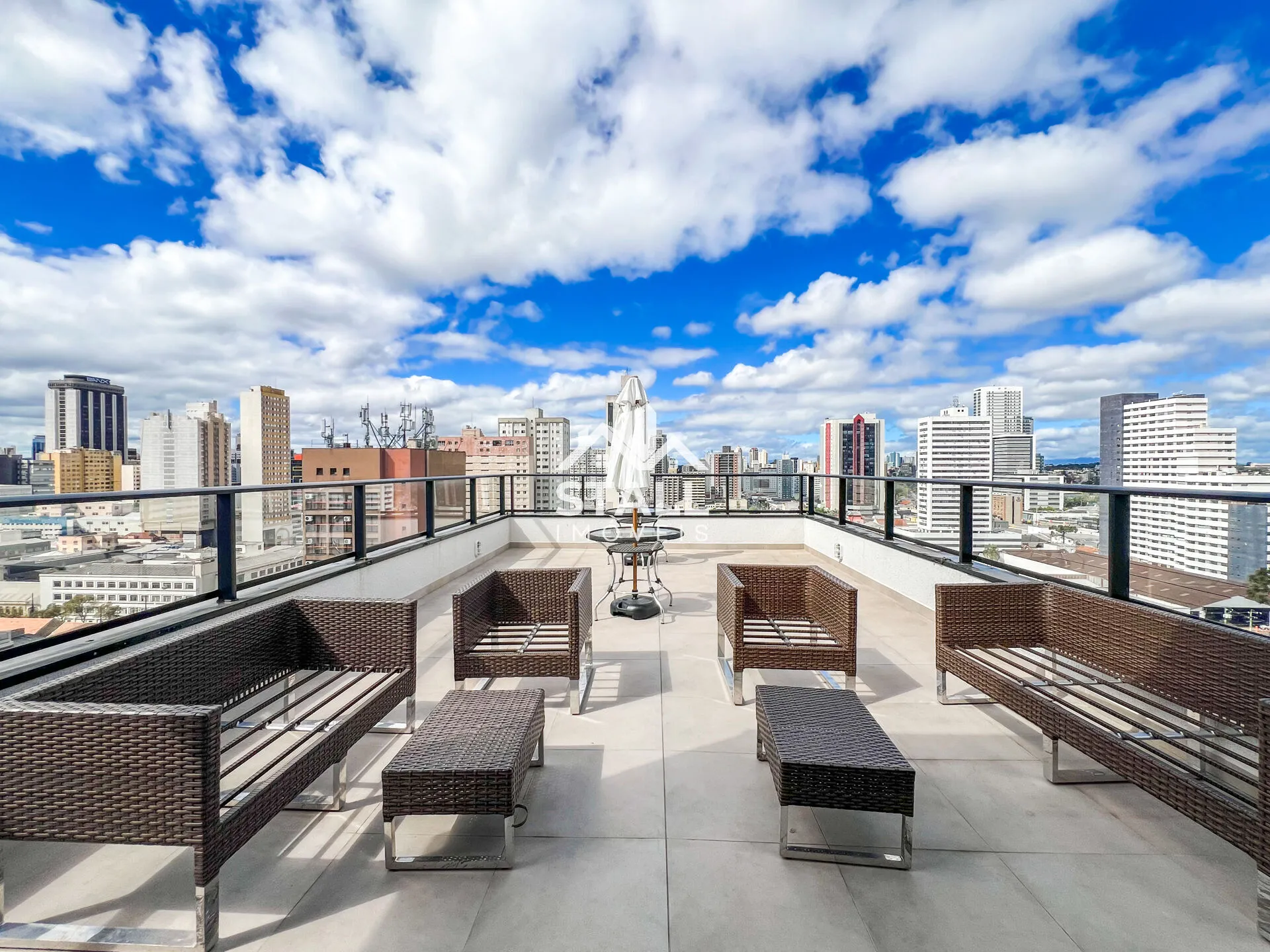 Studio apartment with 1 bedroom and balcony, 47 m²