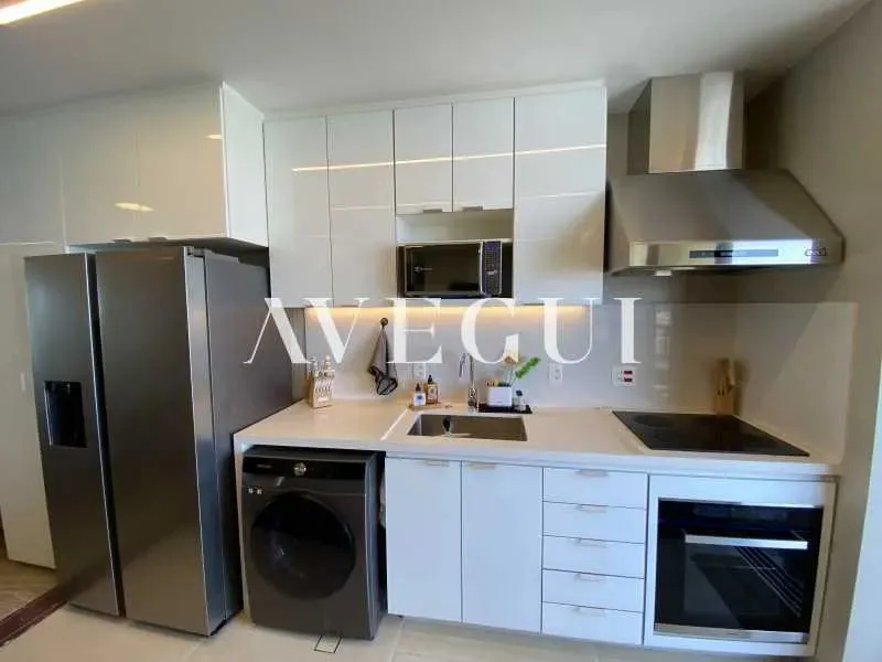 Furnished apartment with open-plan kitchen and views — photo 2