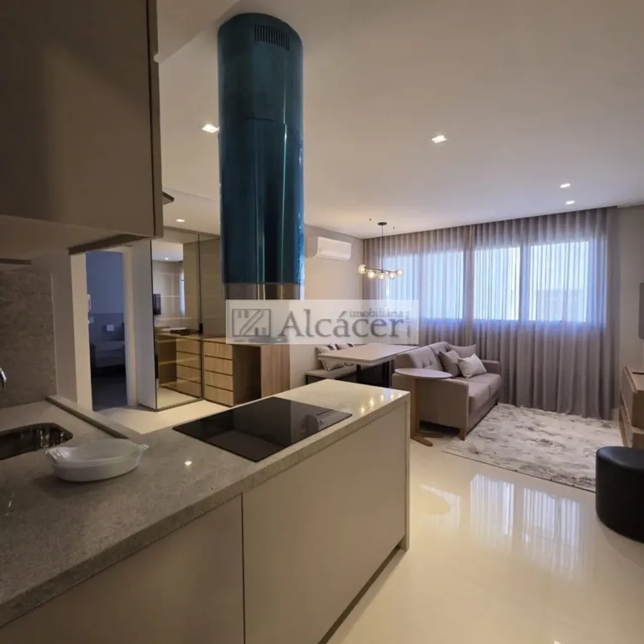 Furnished 1-bedroom apartment with 2 bathrooms and 1 parking space