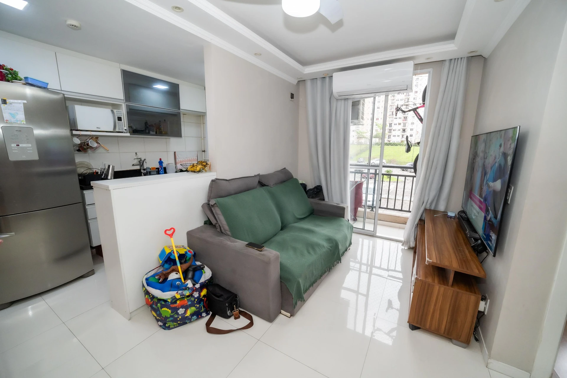 Furnished apartment, 48 m², with a grill on the balcony — photo 7