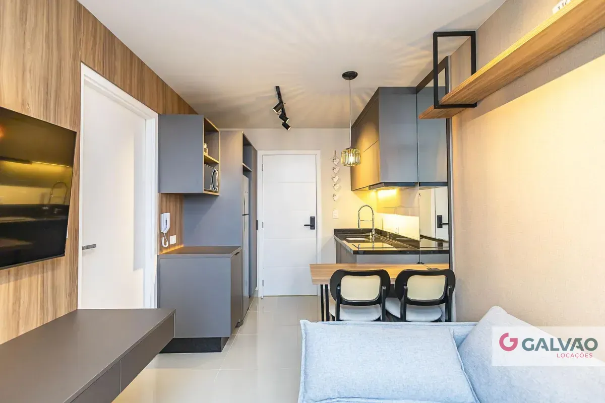 Furnished 52 m² apartment with 1 bedroom and an open-plan kitchen — photo 6