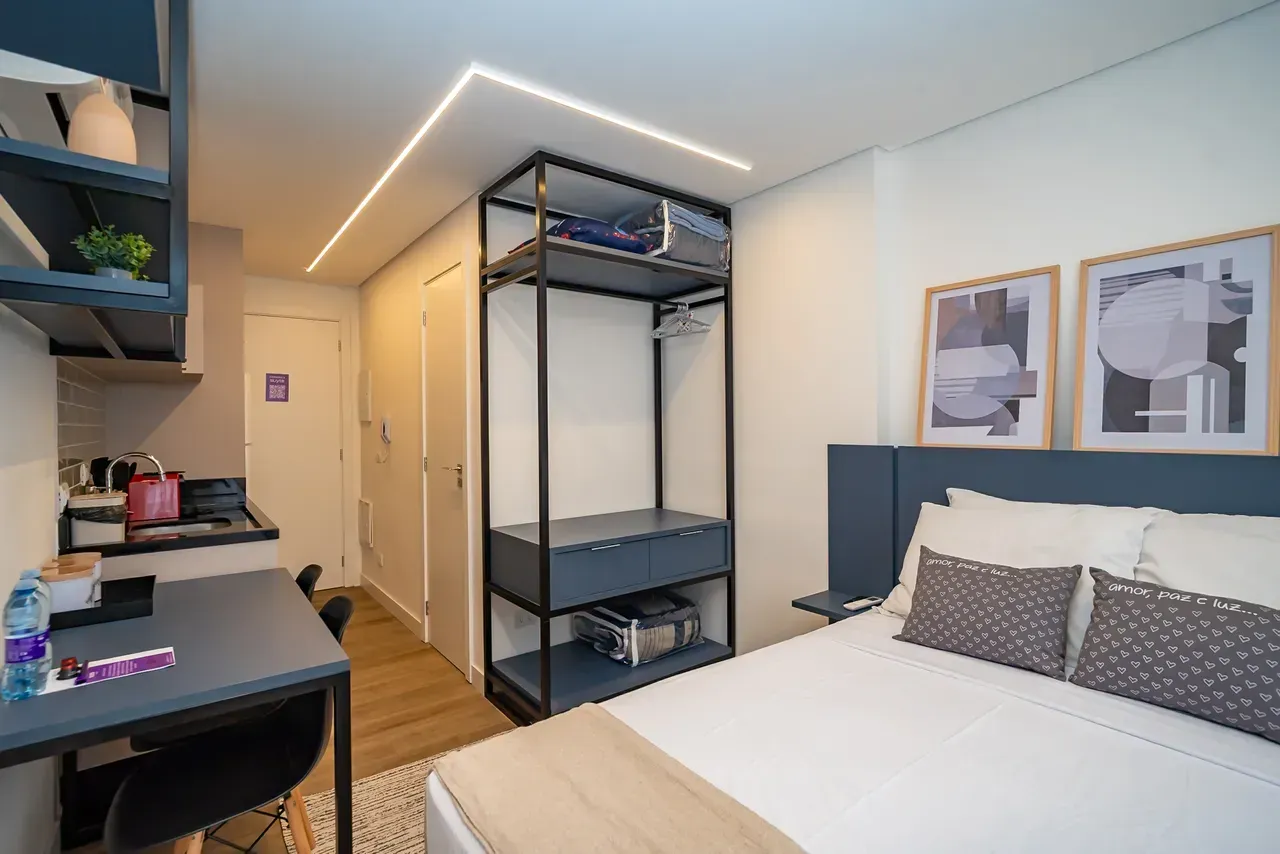 Apartamento amueblado de 1 dormitorio con escritorio — photo 8