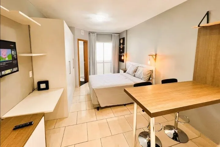 Furnished 37 m² studio with an open-plan kitchen — photo 13