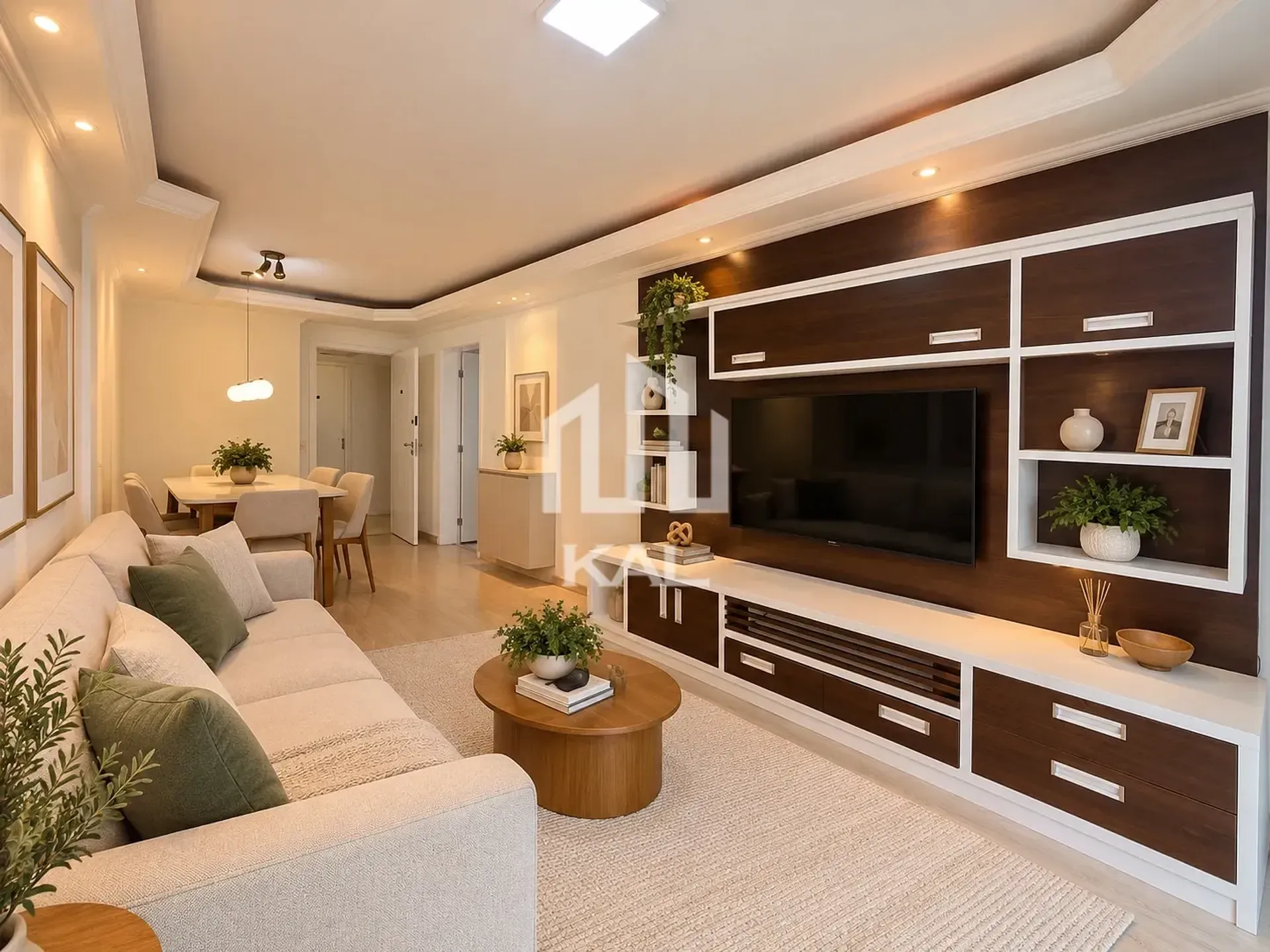 2 quartos e espaço de home office: apartamento de 68 m² — photo 5