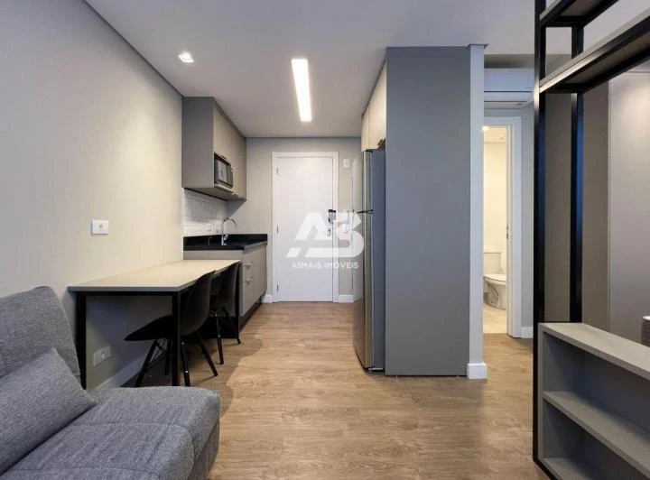 Furnished 26 m² studio with an open-plan kitchen — photo 8