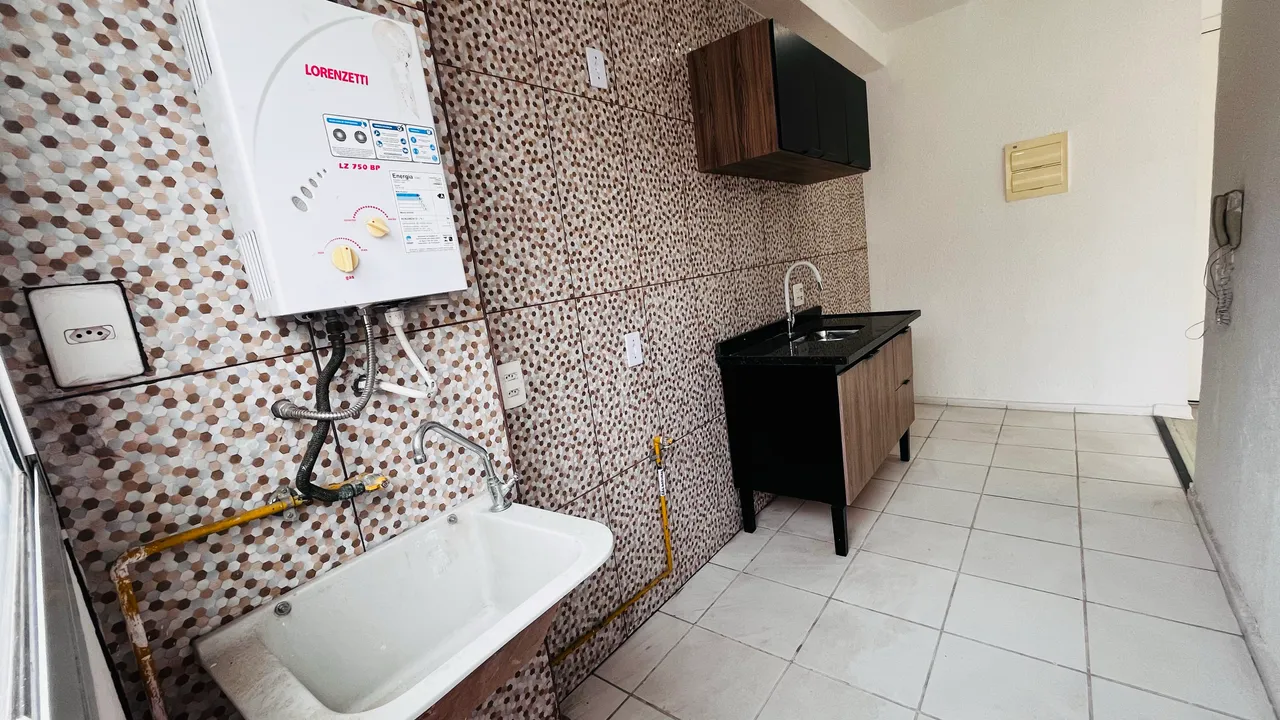 Apartamento sem mobília com 2 quartos e sem vaga