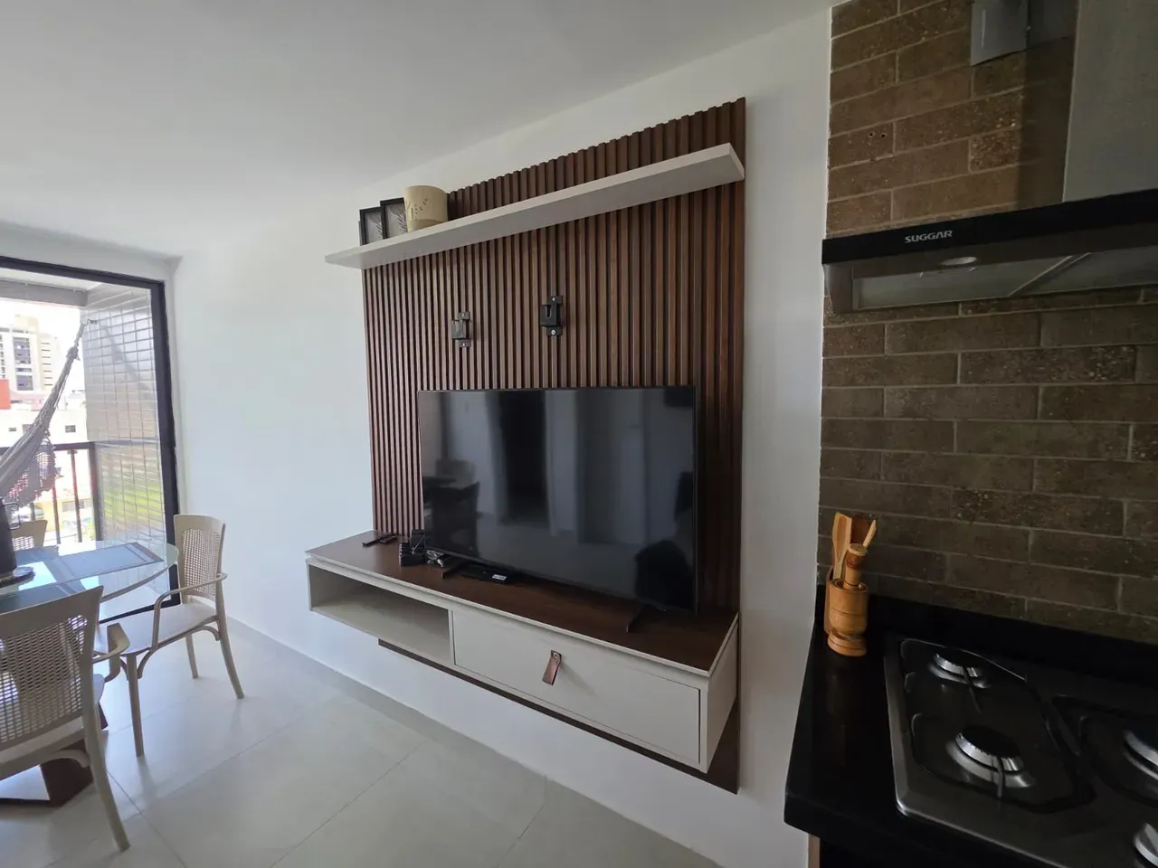 Furnished 110 m² apartment with open-plan kitchen — photo 17