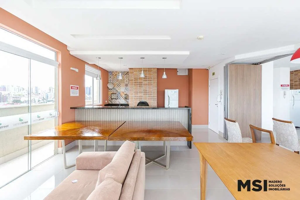 One-bedroom apartment with a washing machine in Curitiba — photo 28