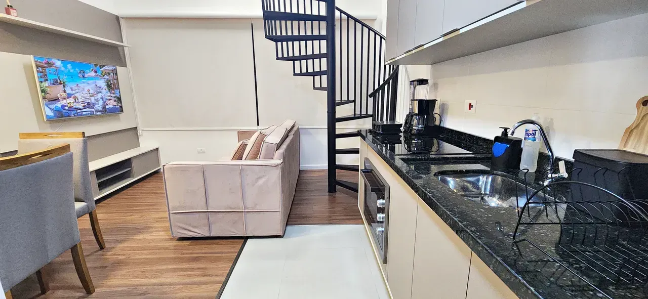 Furnished duplex apartment with 1 bedroom and 2 bathrooms — photo 9