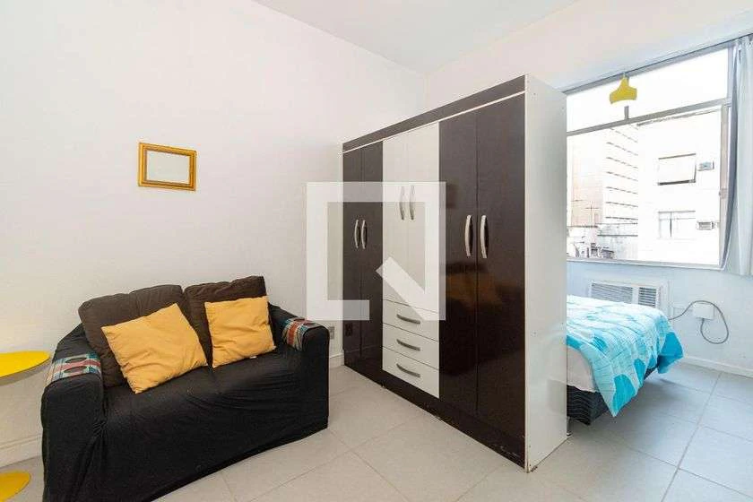 Studio mobiliado de 44 m² com 1 quarto e 1 banheiro