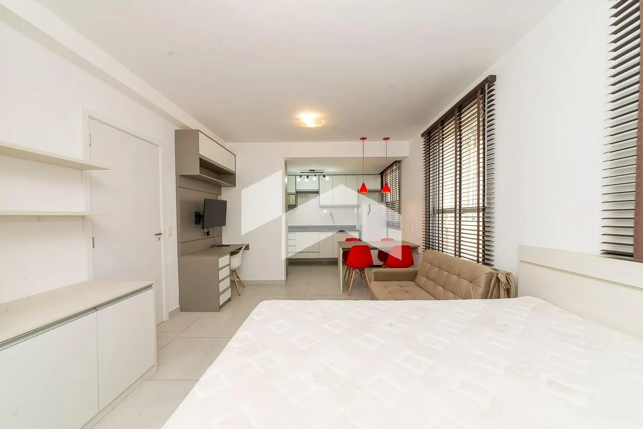 Studio mobiliado 28 m² com cozinha americana e vaga — photo 18
