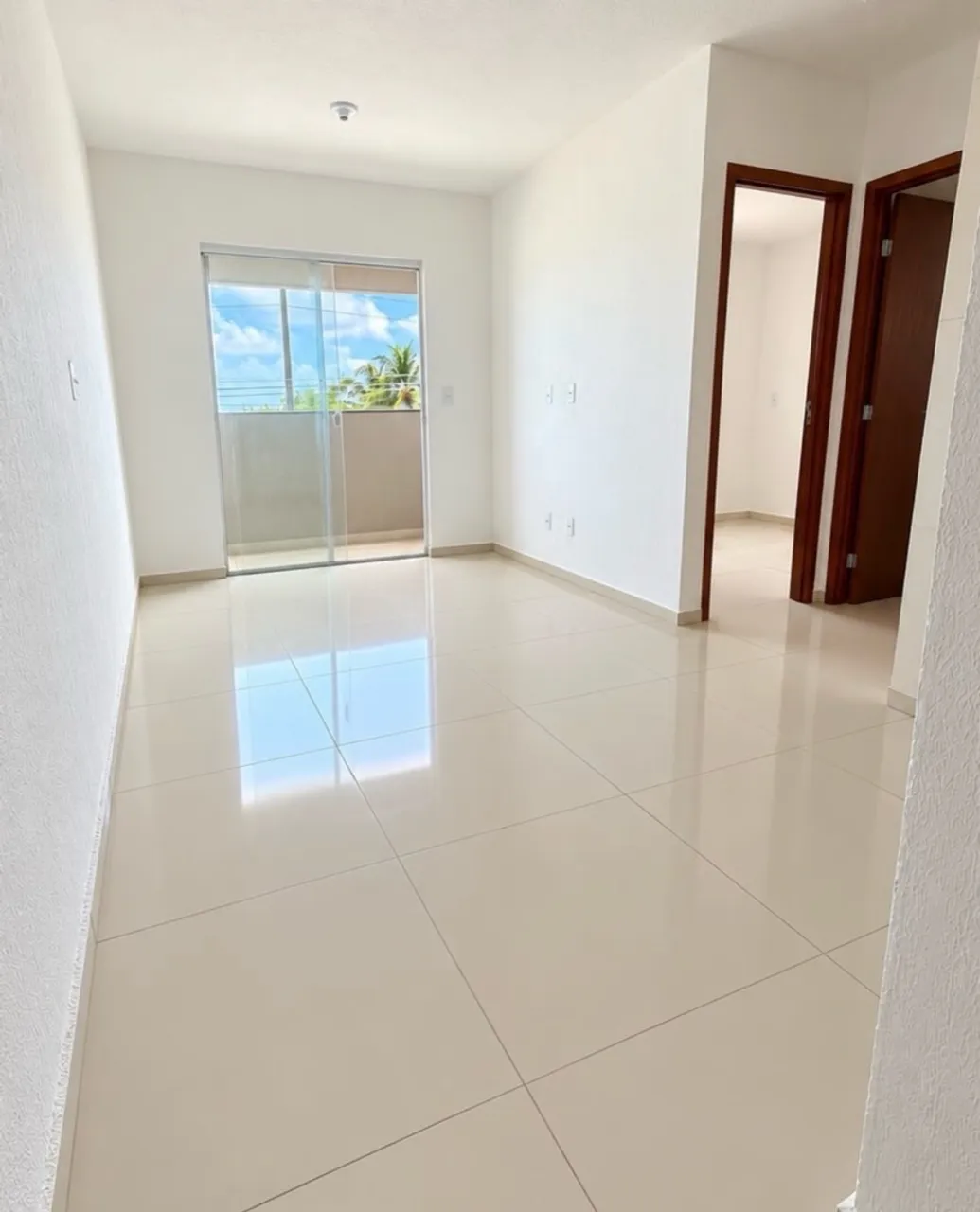 2-bedroom apartment in a building with a gym