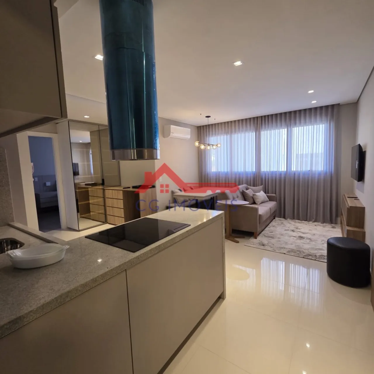 Furnished 1-bedroom apartment with an integrated kitchen — photo 4