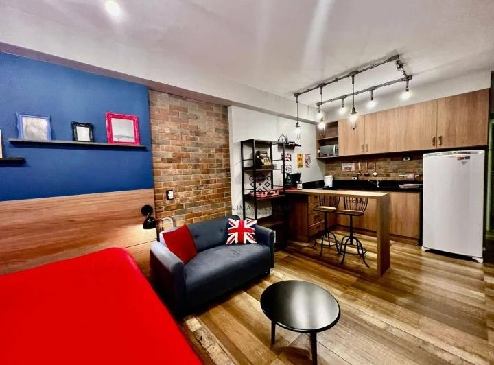 Furnished 31 m² studio with open-plan kitchen — photo 6