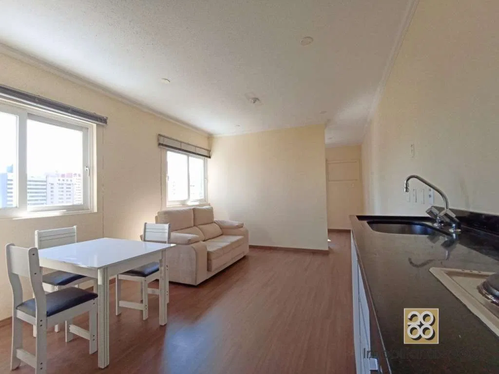 One-bedroom apartment with a washing machine in Curitiba — photo 4