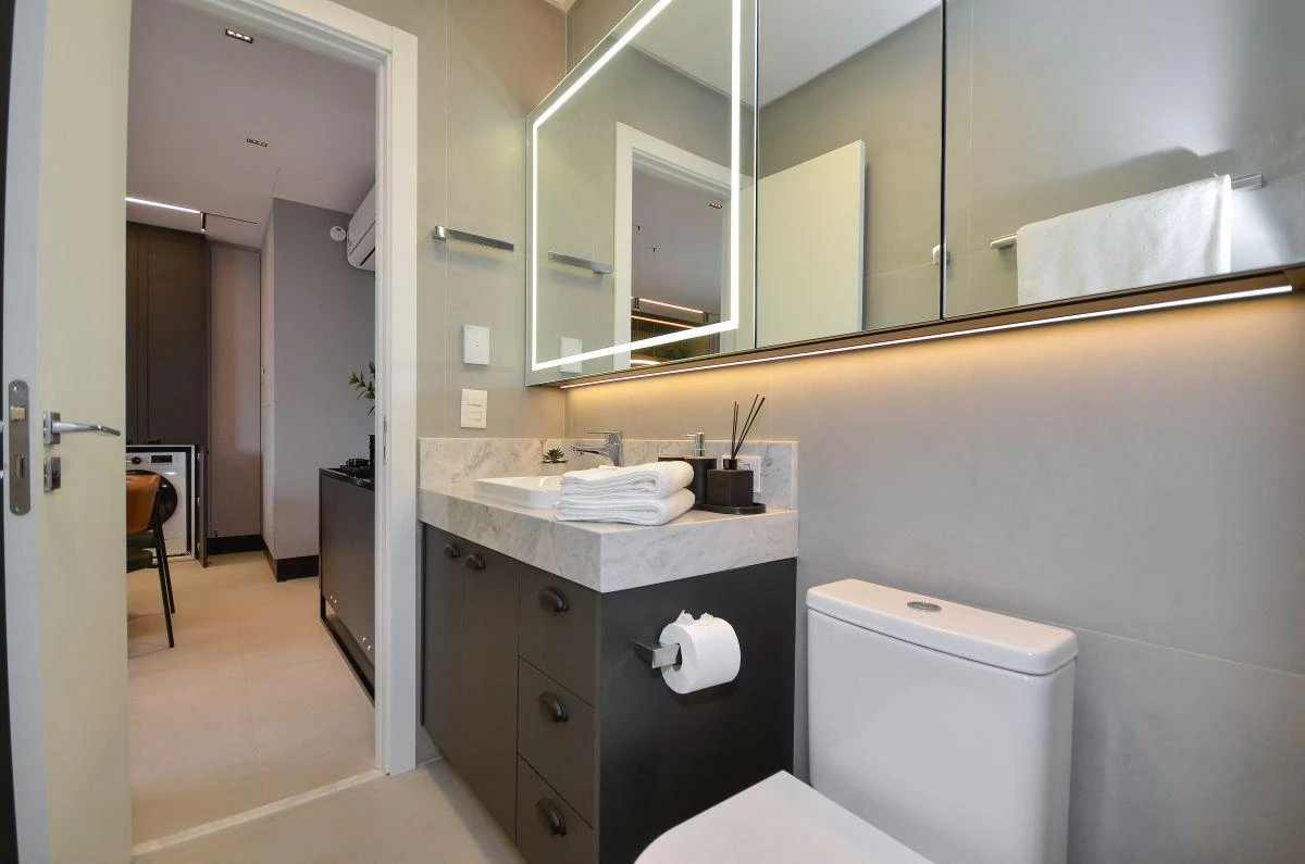 Furnished 1-bedroom apartment with balcony and grill — photo 8