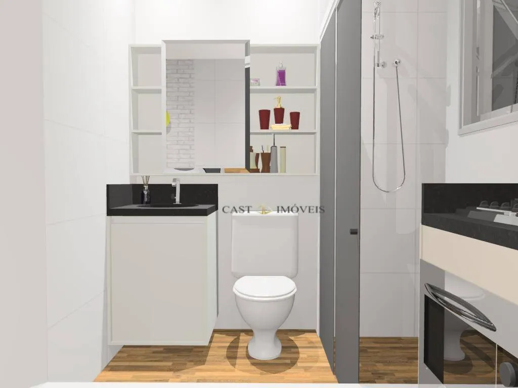 One-bedroom apartment with a washing machine — photo 9