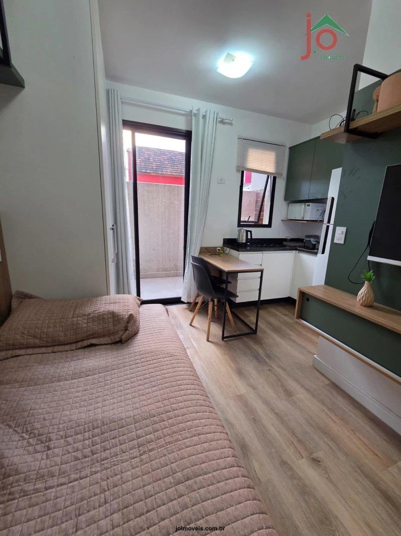 One-bedroom apartment with a washing machine in Curitiba — photo 4