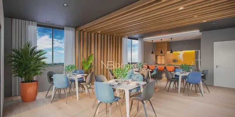 Estudio con 1 dormitorio y balcón con parrilla — photo 46