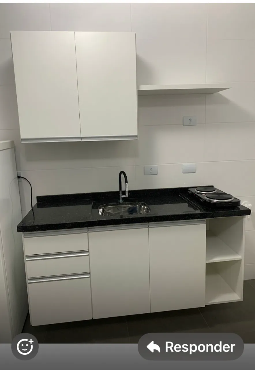Furnished studio apartment with open kitchen and 1 bath — photo 4