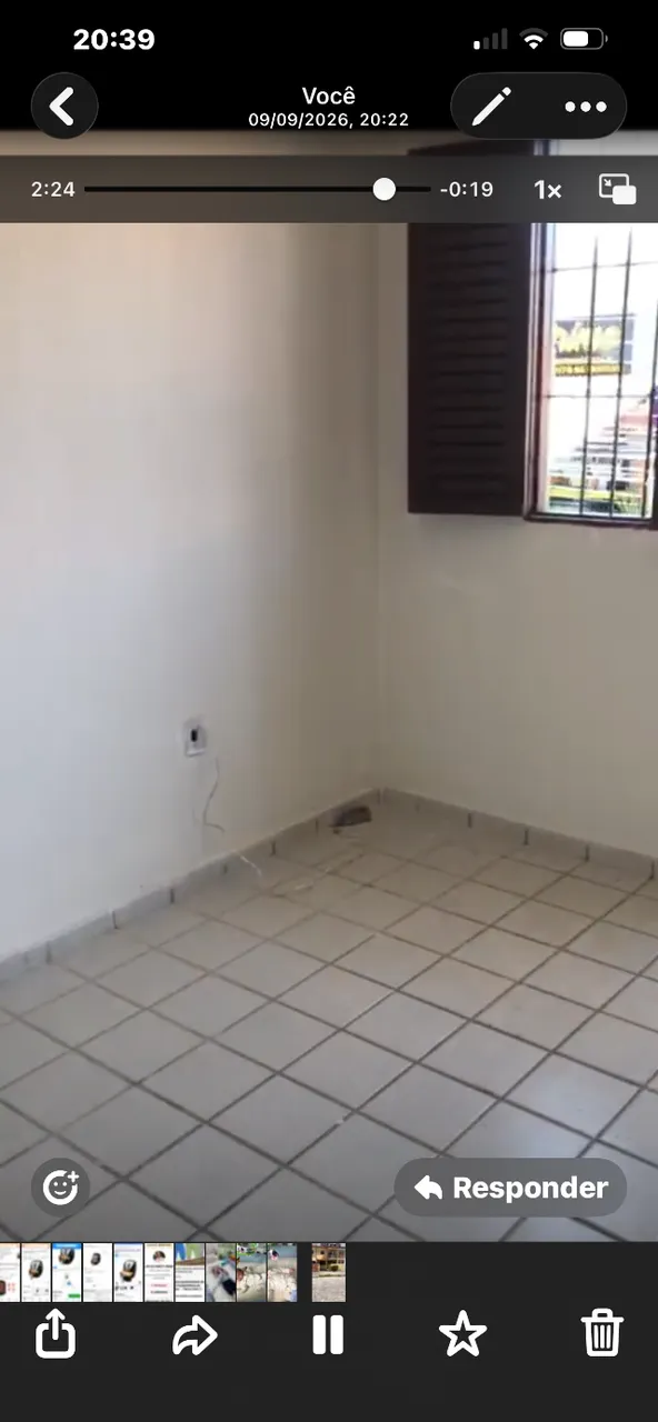 Unfurnished ground-floor apartment with 3 bedrooms and balcony