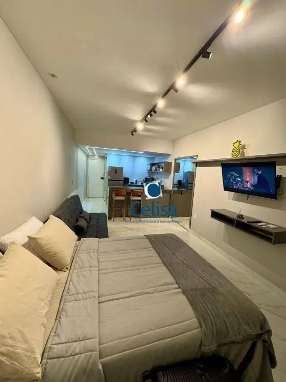 Apartamento amueblado con 1 dormitorio y lavadora — photo 7