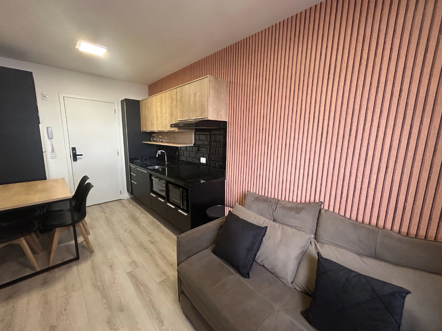 Apartamento de 1 dormitório com cozinha americana integrada — photo 13