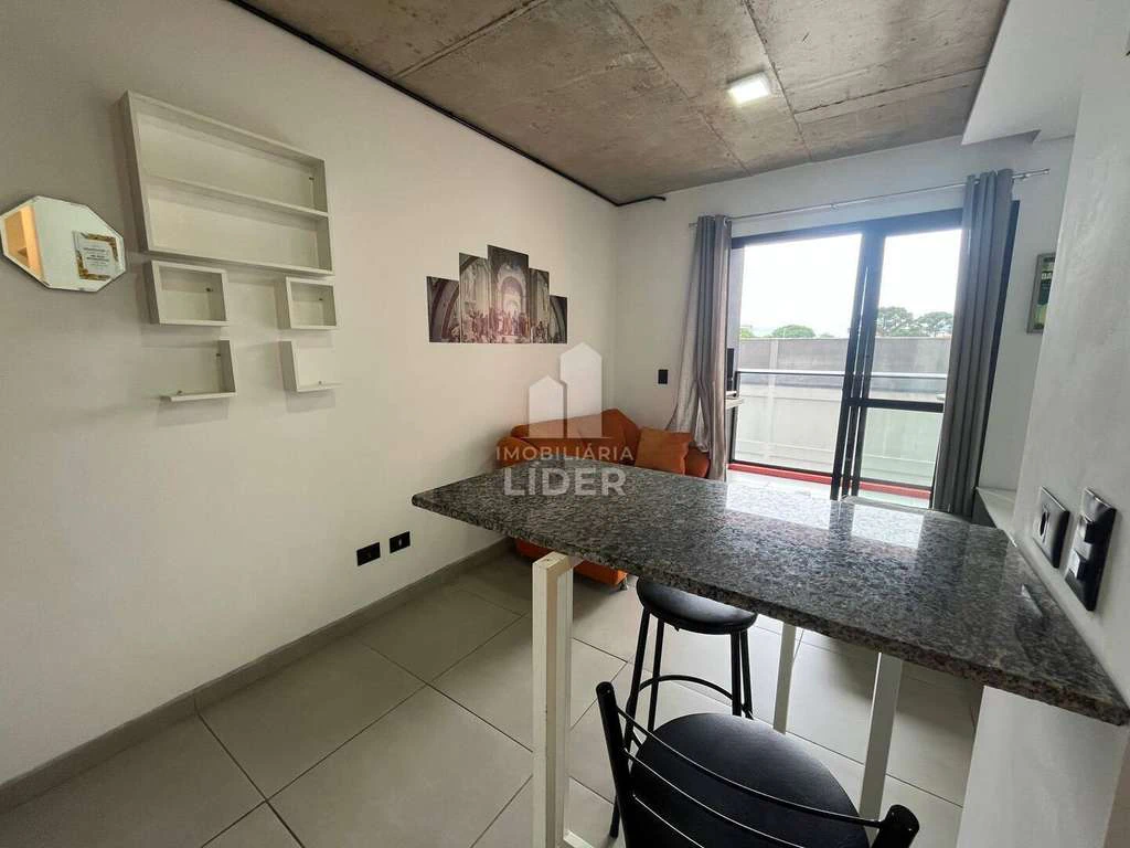 Furnished 1-bedroom apartment with open-plan kitchen