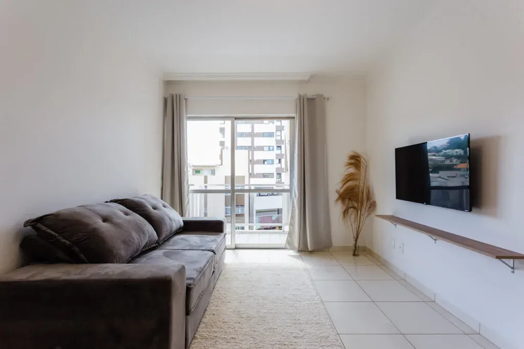 One-bedroom apartment with a home office in Florianópolis