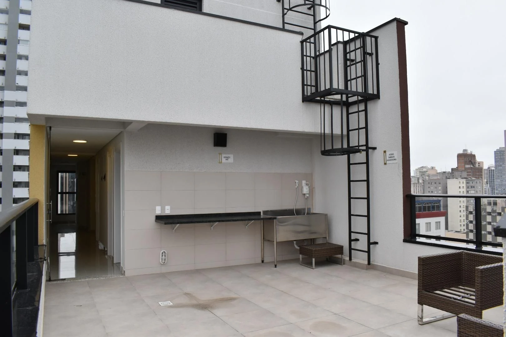 Monoambiente amueblado en edificio con gimnasio — photo 7
