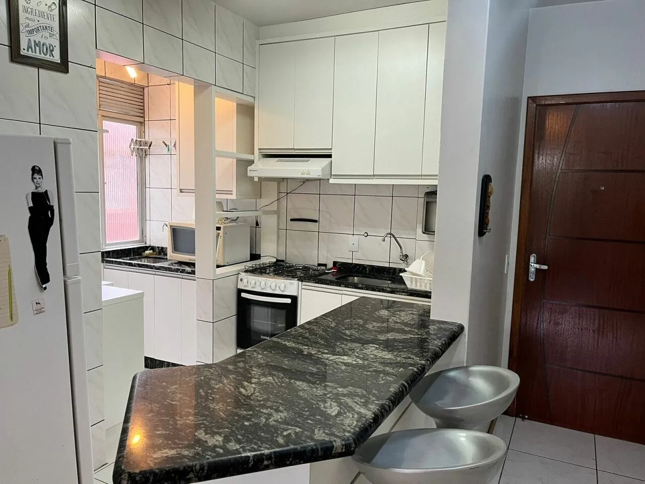 61 m² apartment with a home office and a washing machine — photo 2