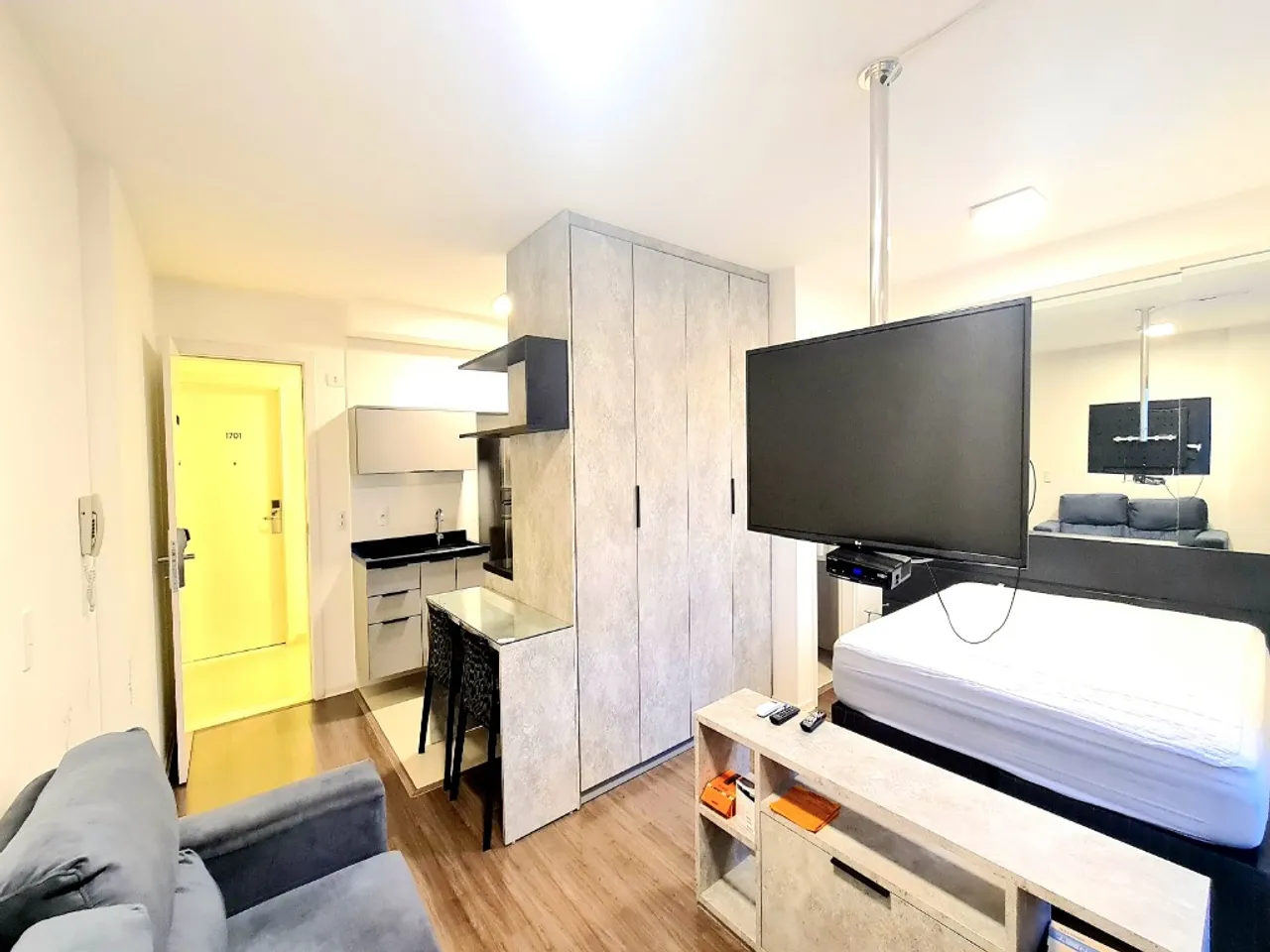 Apartamento amueblado de 52 m² con aire acondicionado — photo 2