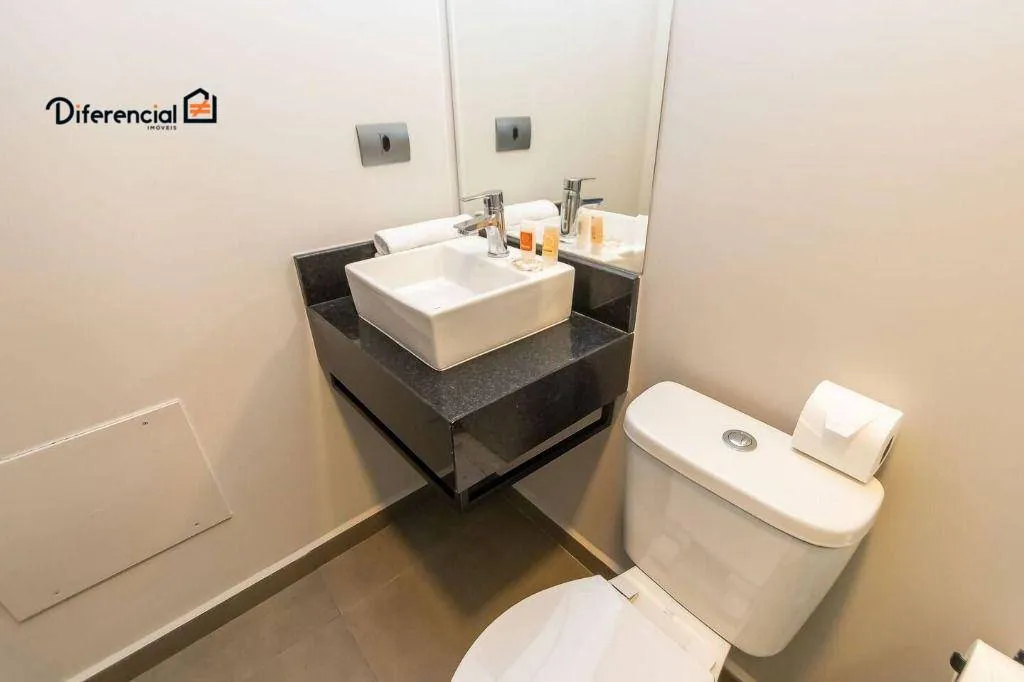 Furnished studio 35 m² with an open-plan kitchen — photo 20