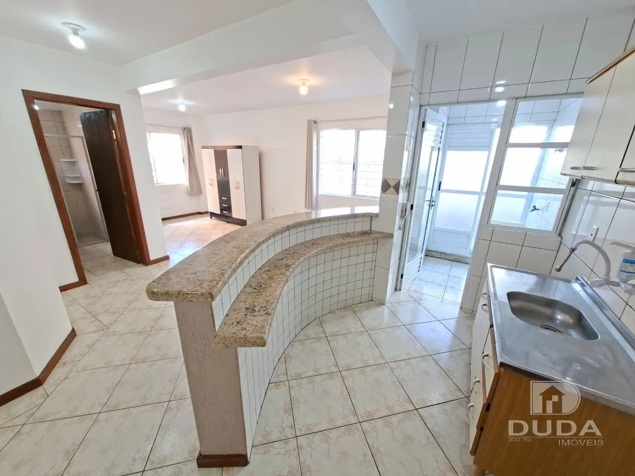 47 m² studio with 1 bedroom and covered parking