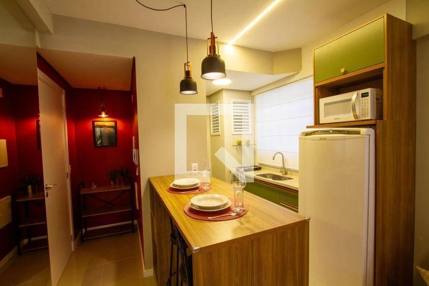 35 m² studio with a home office and a washing machine — photo 14