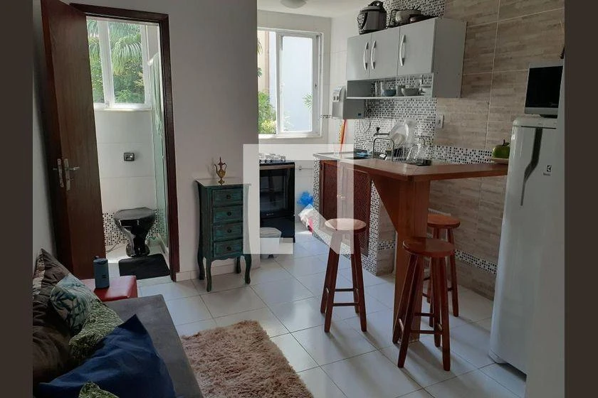 Furnished 1-bedroom apartment with open-plan gas kitchen — photo 10