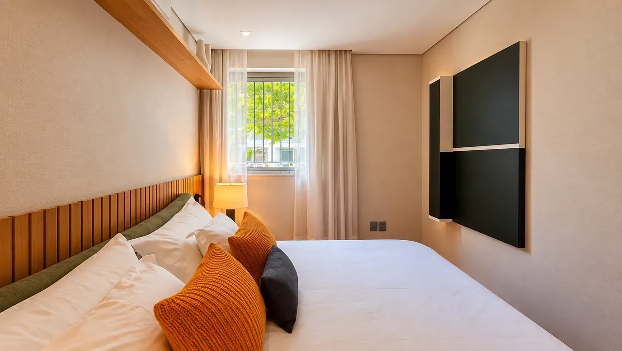 Furnished apartment, 157 m², with floor-to-ceiling windows — photo 6