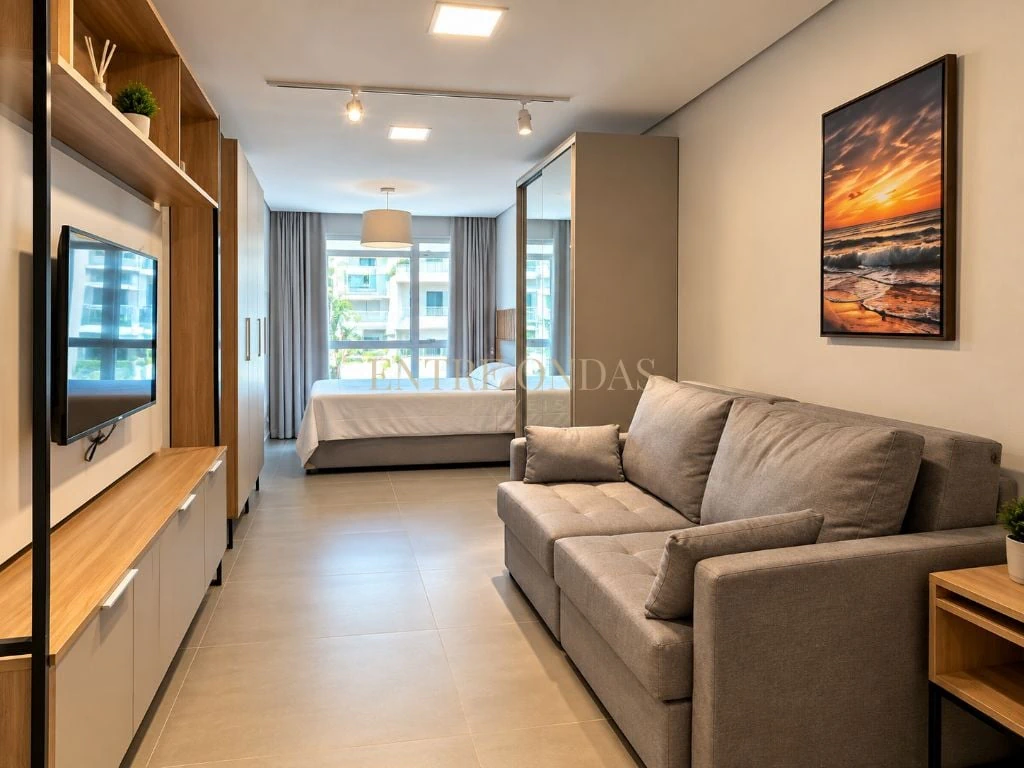 Furnished studio, 45 m², with a washing machine — photo 10